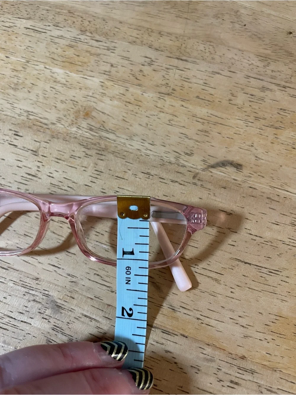 Youth Modern SPRINKLES BUBBLE GUM eyeglasses Pink plastic Full Rim blue case